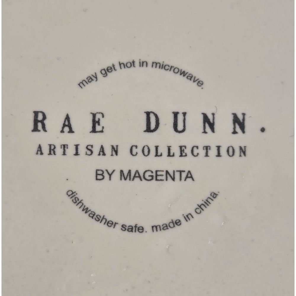 Rae Dunn Mug THINK Artisan Collection By Magenta Typewriter Font Coffee Cup - Picture 4 of 5